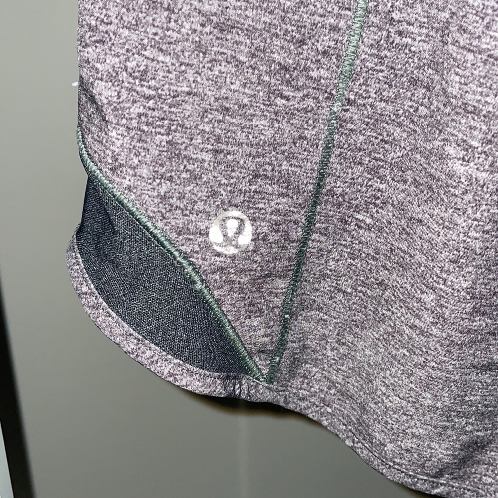 Lululemon Grey Hotty Hot Shorts 4”